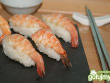 Nigiri sushi z krewetką