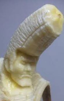 rzeźba w bananie